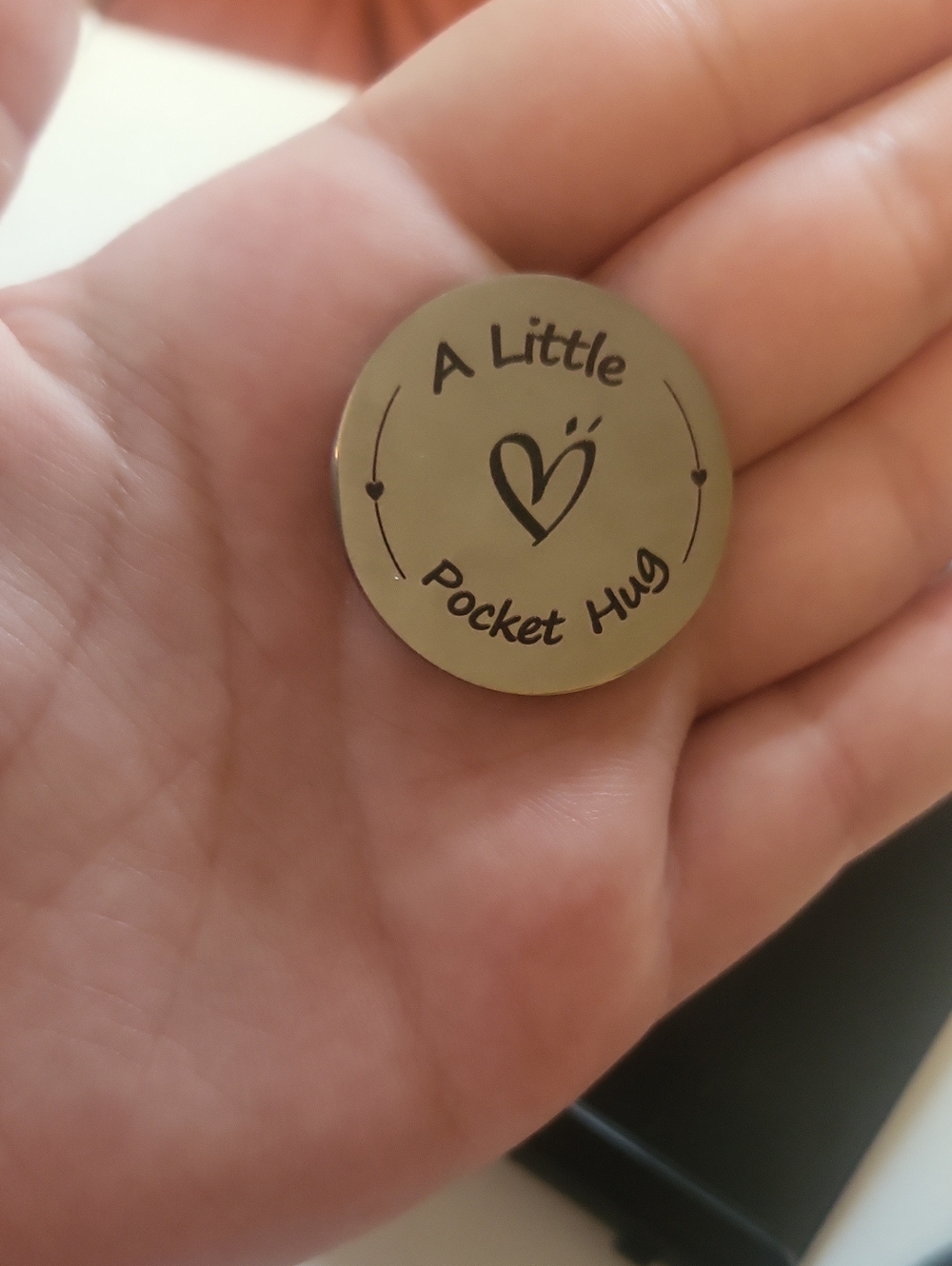 Pocket Hug Keepsake Token - Silver